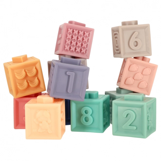 Kleurrijke educatieve zachte puzzel met ballen