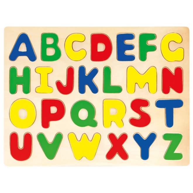 Bino Houten inlegpuzzel alfabet