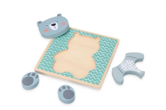 Houten kinderpuzzel - Beer