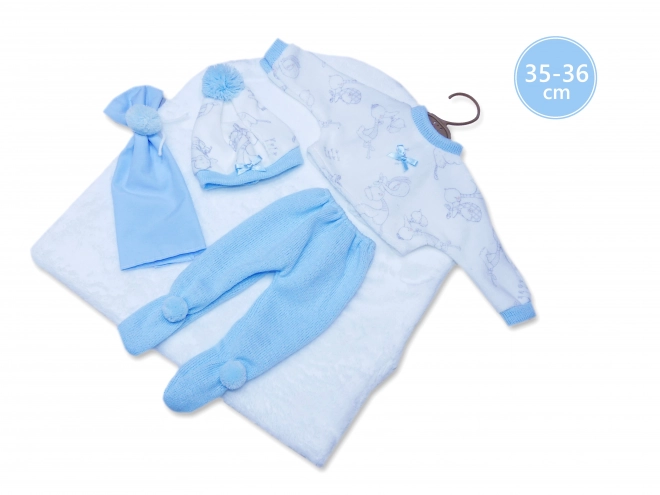 Llorens M635-71 kleding voor baby pop NEW BORN maat 35-36 cm
