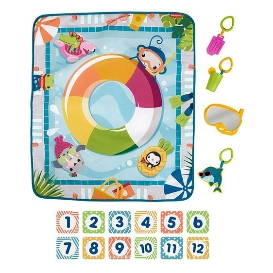 Fisher Price speelkleed met zwembadthema