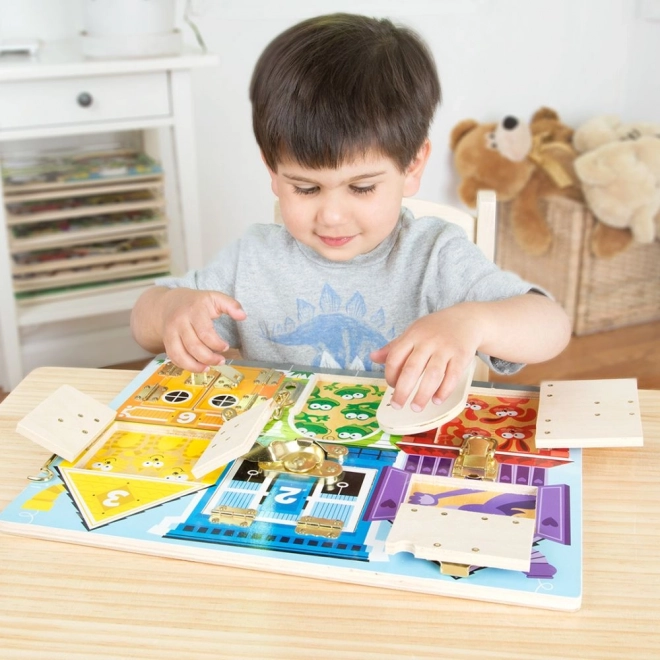 Sloten en beveiligingsbord Melissa en Doug