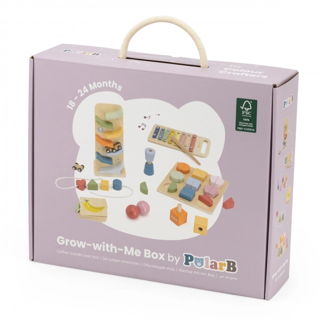 Houten activityset voor kinderen