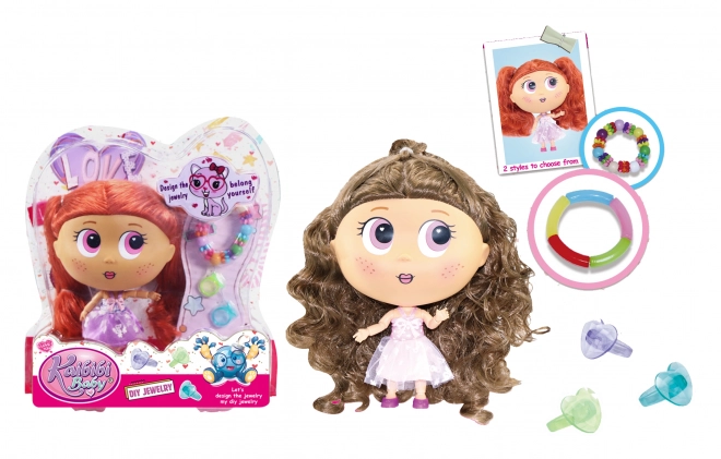 Pop met accessoires en armband 18 cm