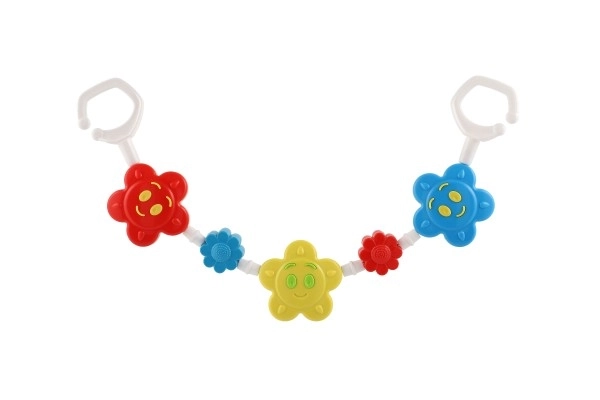 Gekleurde kinderwagenketting 43 cm