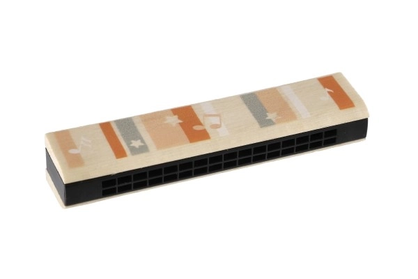Houten blaasmondharmonica voor kinderen