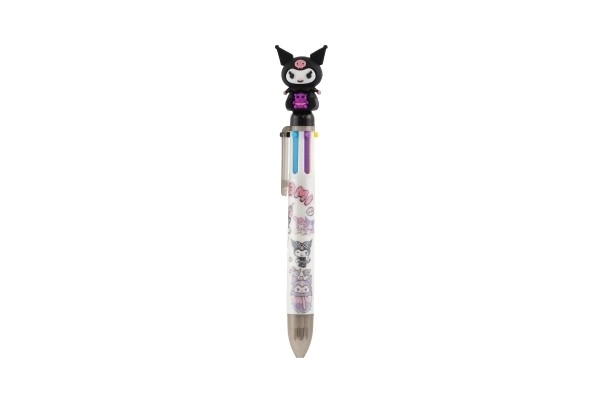Pen met zes kleuren en figuurtje