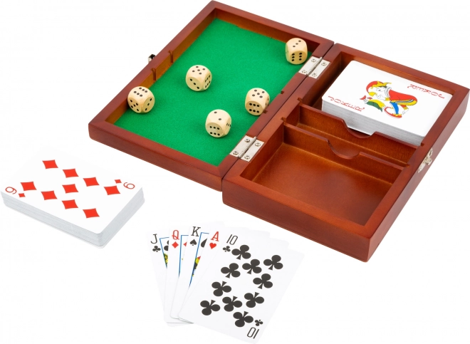 Small Foot Speelblokken en kaarten in houten doos