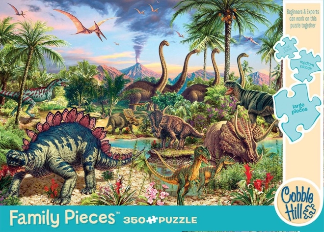 Familiepuzzel Prehistorisch feest 350 stukjes
