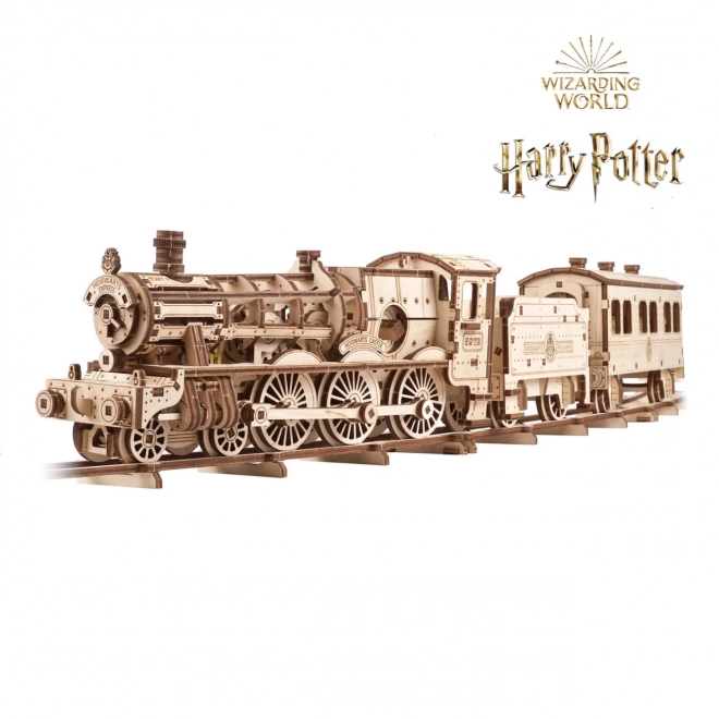 Ugears 3D houten mechanische puzzel Harry Potter Zweinstein Express