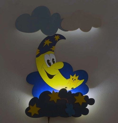 Gezellig nachtlampje met maantje
