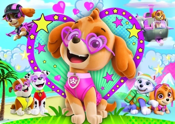 Puzzel glinsterende Paw Patrol