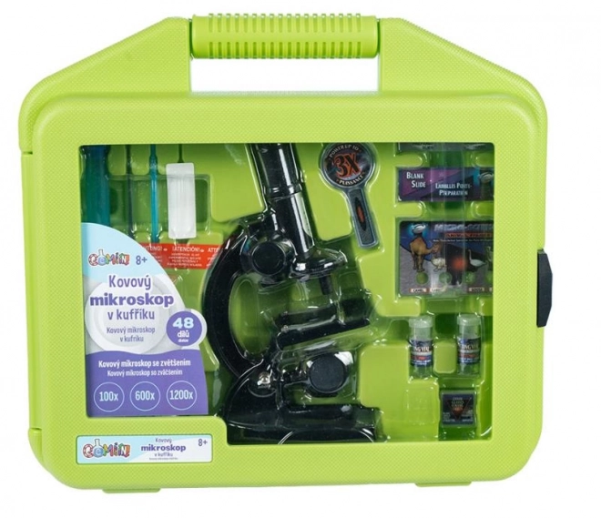 Microscoop in koffer