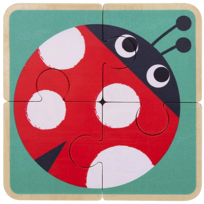 Houten Montessori-set 6-in-1 voor kinderen van 19–24 maanden TOOKY TOY