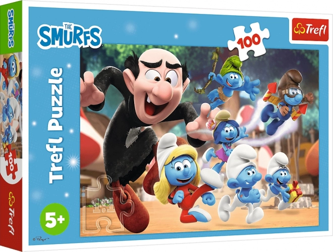 TREFL Puzzel Smurfen: Papa Smurf's Les 100 stukjes