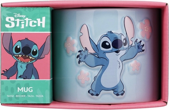Keramische mok Stitch reliëf
