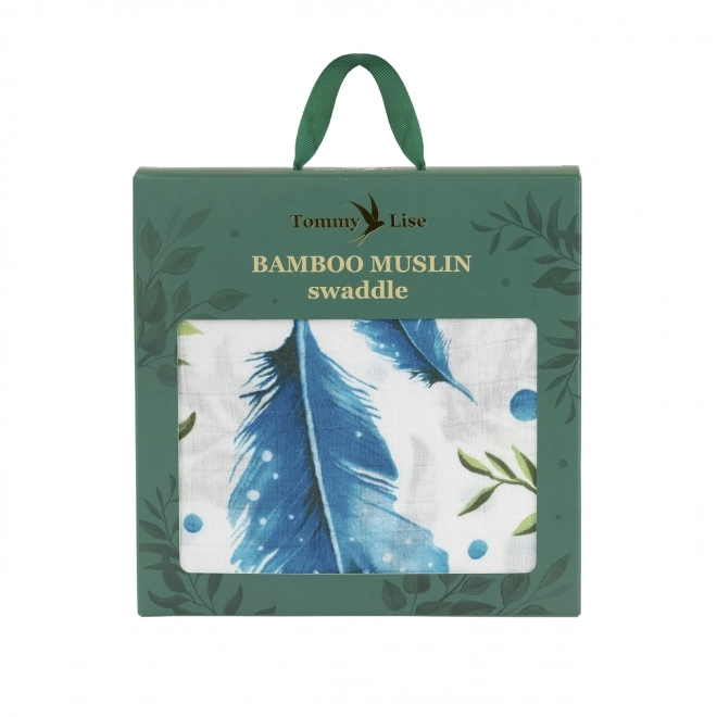 Tommy Lise Bamboe mousseline luier Herbs & Plumes 120x120 cm