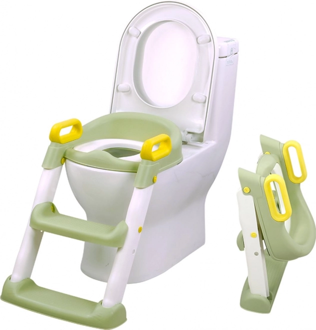 CHIPOLINO Toiletbril met ladder Skippy – groen