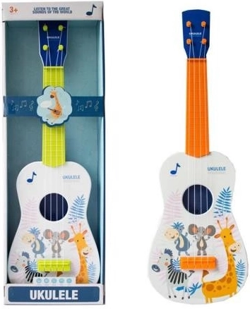 Ukulele met Afrikaanse motieven