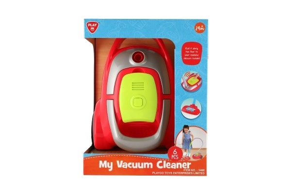 Kinderstofzuiger op batterijen met geluid