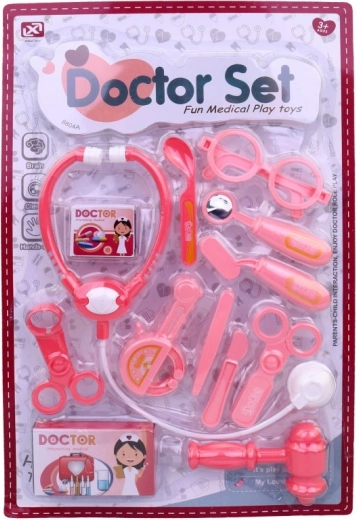 Roze doktersset voor kinderen