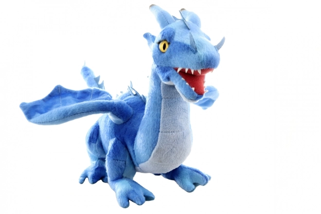 Blauwe pluchen draak eco-friendly