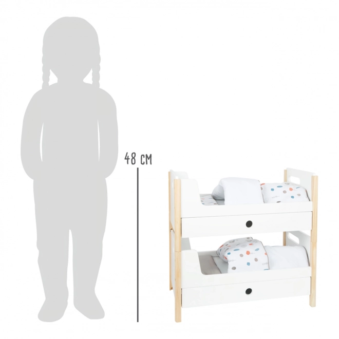 Kleine Voet Houten Bedje Kleine Knoop
