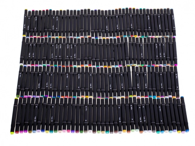 Dubbelzijdige stiften in etui - 168 stuks