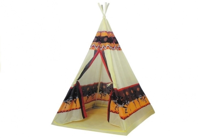 Indiaanse tent Tipi + 60 ballen 155 cm