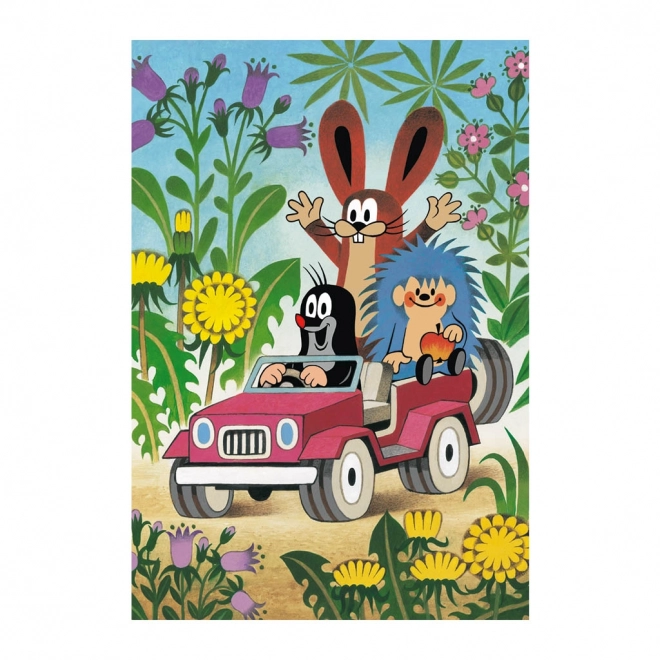 Puzzel 2v1 Molletje is blij - 2 x 48 stukjes