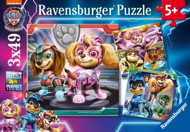PAW Patrol: De Film puzzel 3x49 stukjes