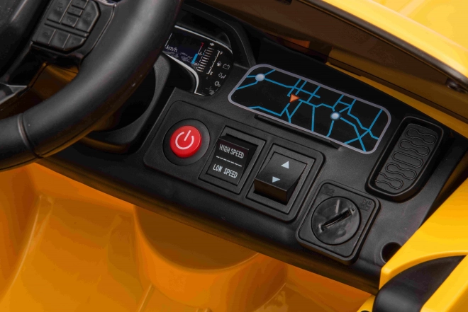 Kinder elektrische auto Ford Ranger Lift Geel