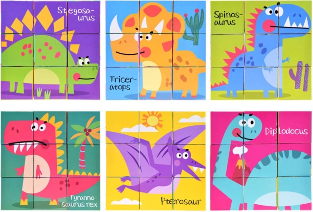Educatieve dino-puzzel