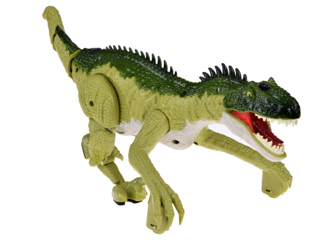 Groene dinosaurus met afstandsbediening