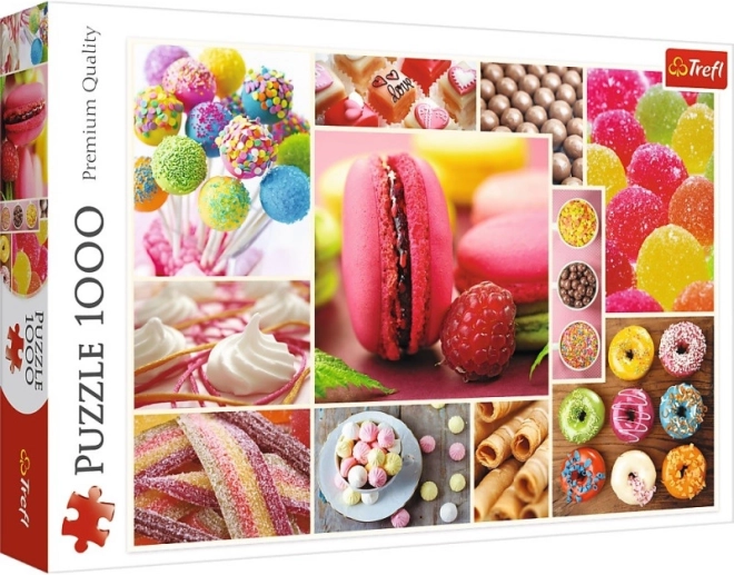 Puzzel 1000 stukjes Candy - collage