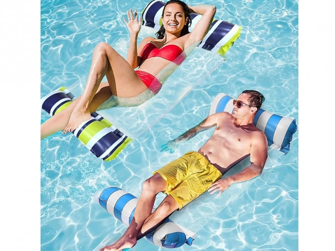 Opblaasbaar waterhangmat zwembad en strand