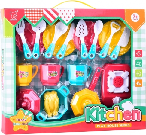 kinder servies set voor kleine huishoudsters