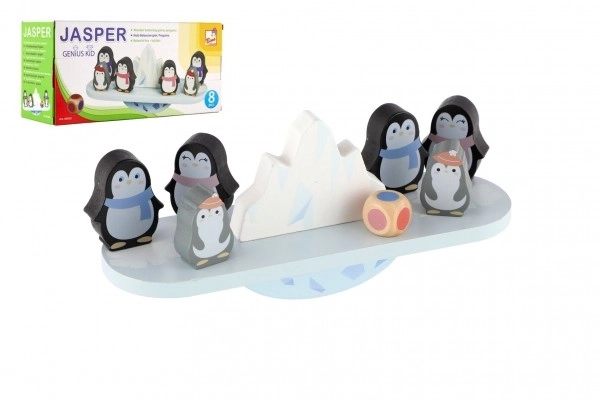 Spel balans pinguïns 8 stuks