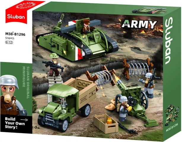 Sluban Army Tank uit de Tweede Wereldoorlog
