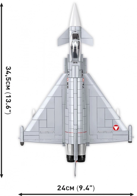 COBI 5850 Strijdkrachten Eurofighter Typhoon Oostenrijk, 1:48, 578 stuks