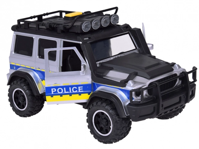 Off-road politieauto met lichten en geluiden