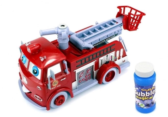 Interactieve brandweerwagen met bellen voor kinderen