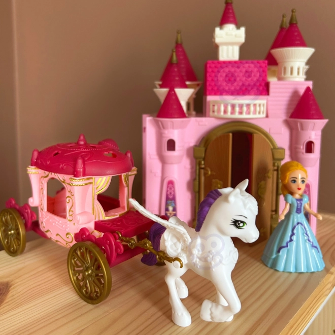 Interactief magisch kasteel met koets en accessoires