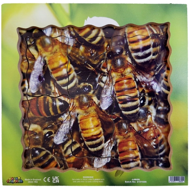 Just Jigsaws 600 Bij – houten gelaagde puzzel