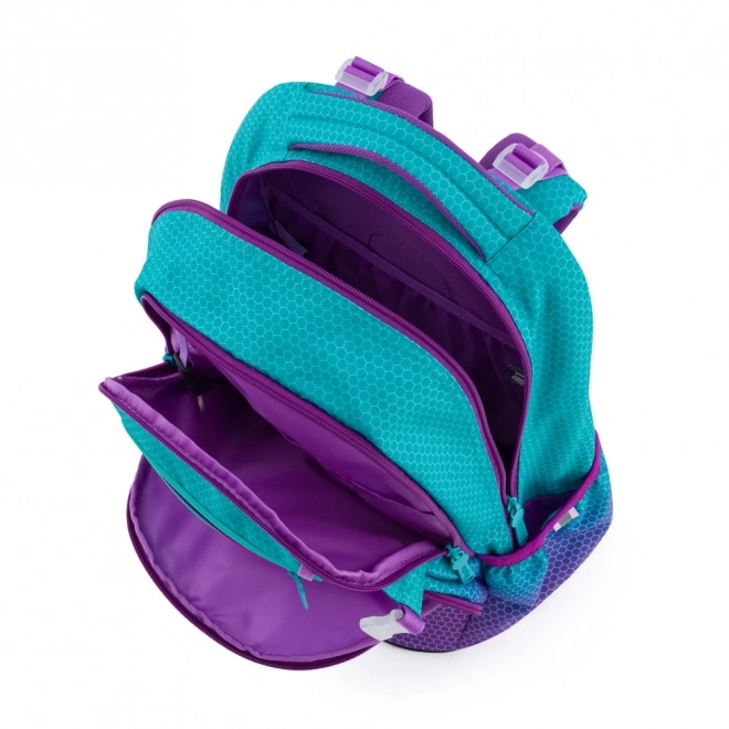 Schoolrugzak OXY Ombre blauw-roze