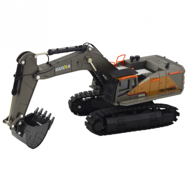 Metalen rups graafmachine met beweegbare arm Huina 1:50