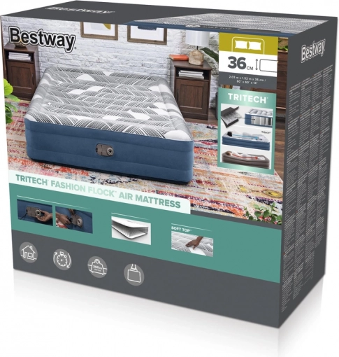 Opblaasbare matras Bestway 203 x 152 x 36 cm