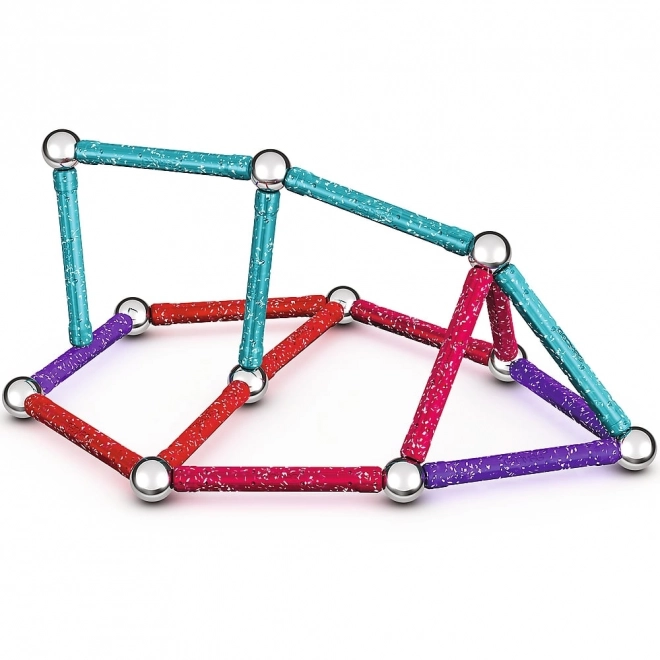Magnetische bouwset GEOMAG Glitter 60 stukjes