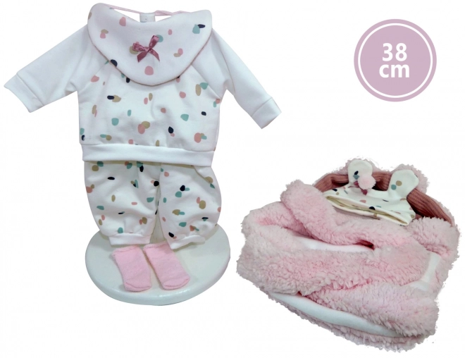 Llorens M38-946 kleertjes voor babypopje formaat 38 cm