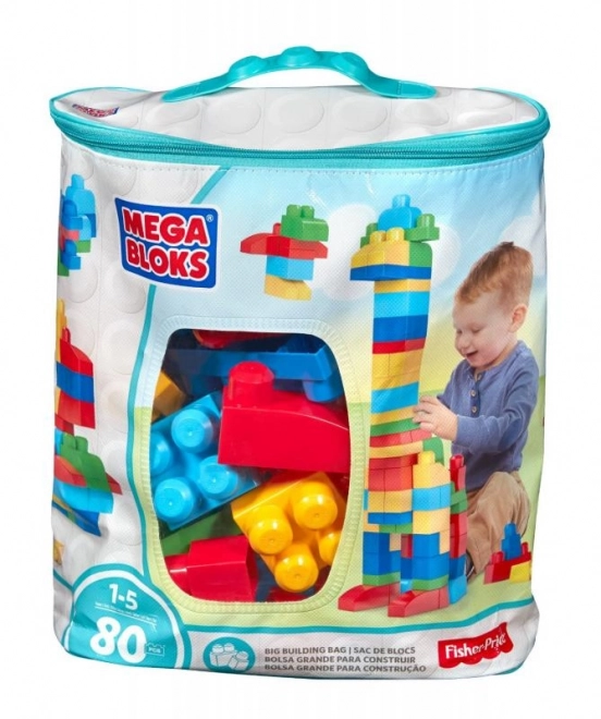 Mega Bloks First Builders Blokken in plastic zak 80 stuks